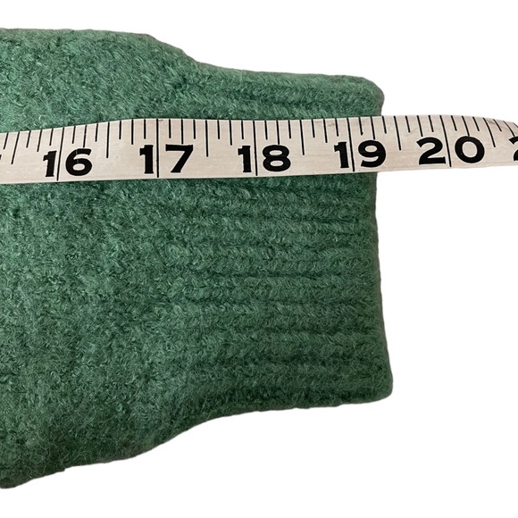 LUSH WOMEN'S SWEATER BEIGE STRIPED RIBBED KNIT PULLOVER Medium - Picture 8 of 10